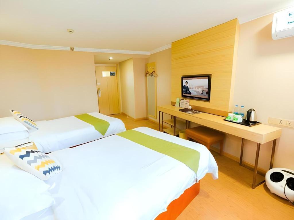 Greentree Inn Shanghai Guangxin Road Tongji Hospital Express Hotel Exterior foto