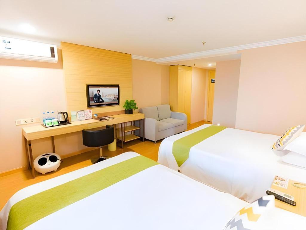 Greentree Inn Shanghai Guangxin Road Tongji Hospital Express Hotel Exterior foto