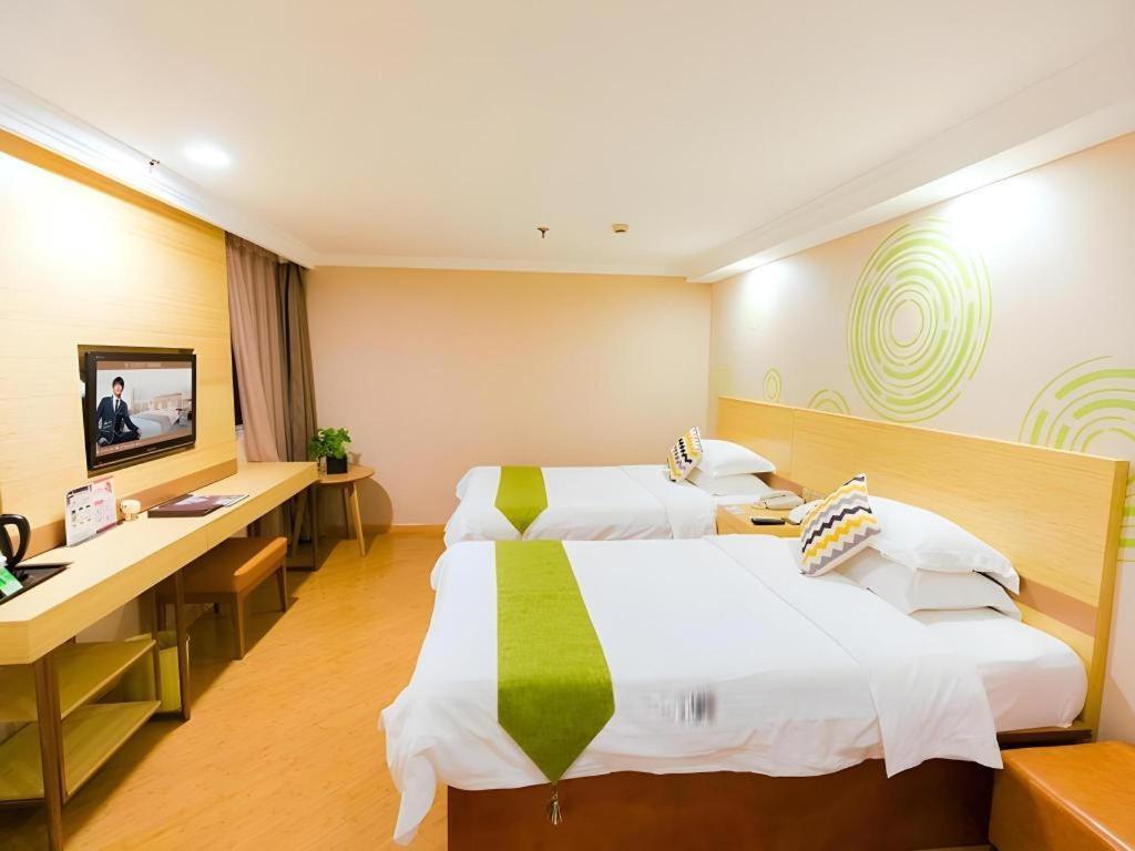 Greentree Inn Shanghai Guangxin Road Tongji Hospital Express Hotel Exterior foto