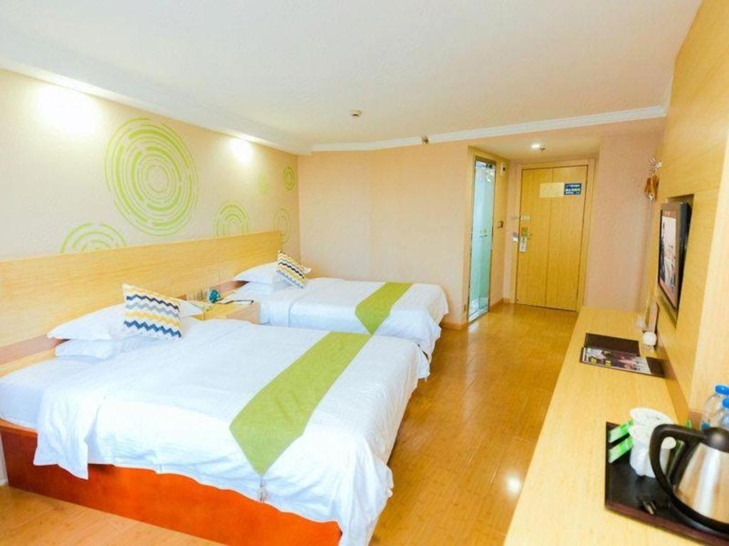 Greentree Inn Shanghai Guangxin Road Tongji Hospital Express Hotel Exterior foto