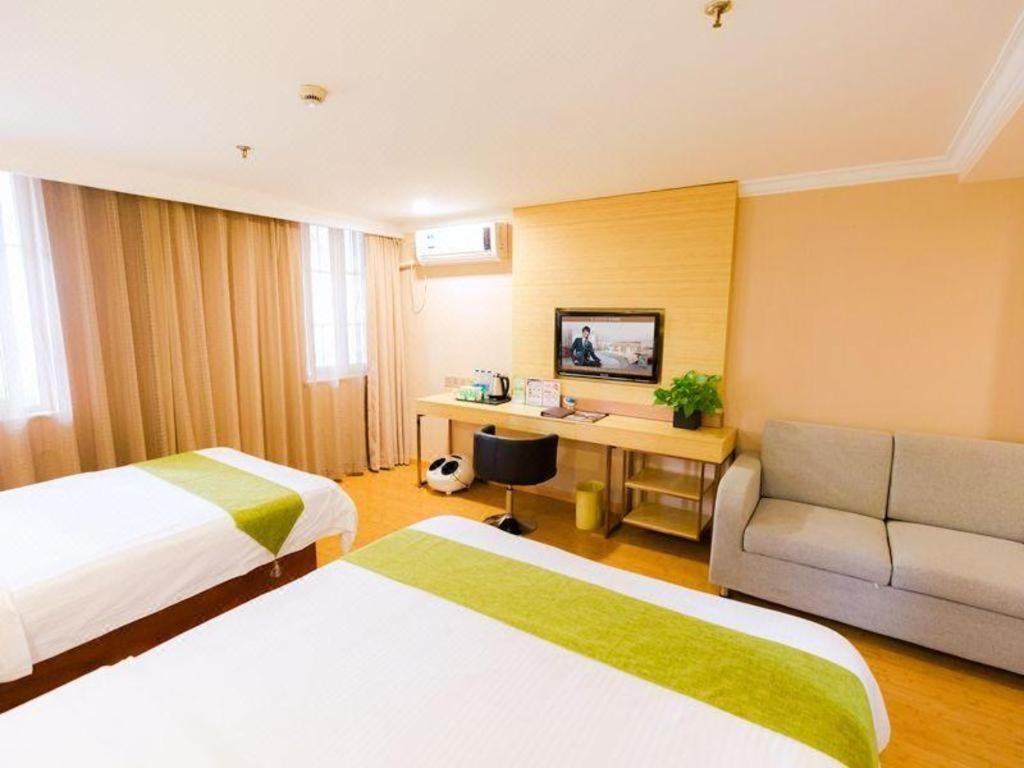 Greentree Inn Shanghai Guangxin Road Tongji Hospital Express Hotel Exterior foto