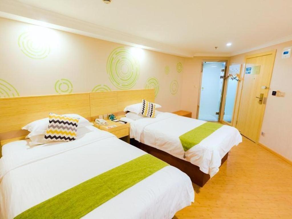 Greentree Inn Shanghai Guangxin Road Tongji Hospital Express Hotel Exterior foto