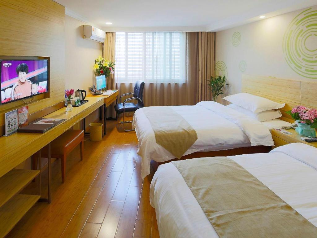 Greentree Inn Shanghai Guangxin Road Tongji Hospital Express Hotel Exterior foto