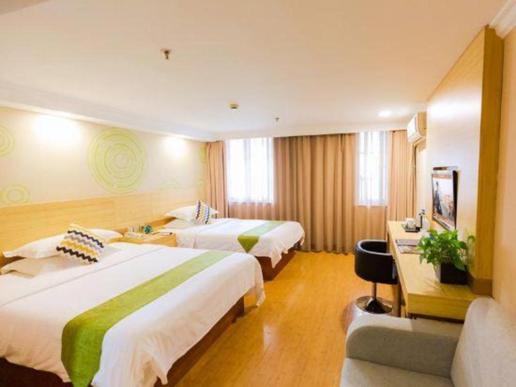 Greentree Inn Shanghai Guangxin Road Tongji Hospital Express Hotel Exterior foto