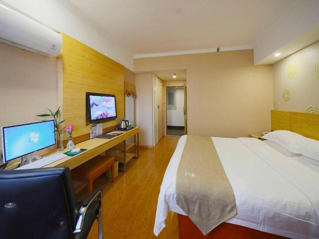 Greentree Inn Shanghai Guangxin Road Tongji Hospital Express Hotel Exterior foto