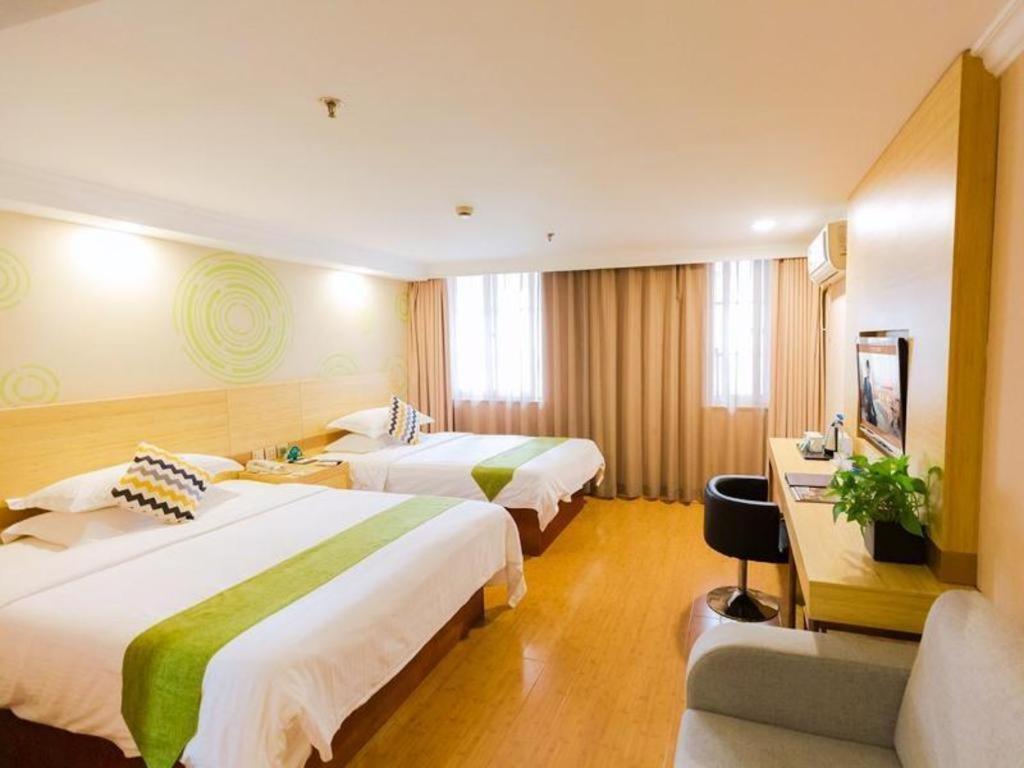 Greentree Inn Shanghai Guangxin Road Tongji Hospital Express Hotel Exterior foto